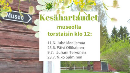 mainos kesähartaudet museolla