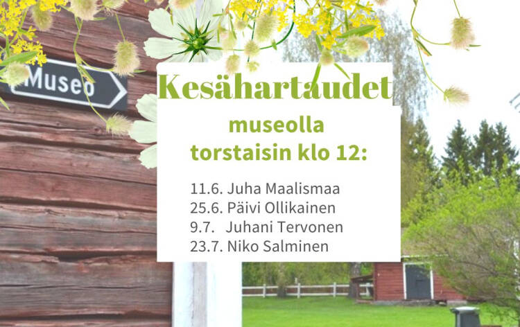 mainos kesähartaudet museolla